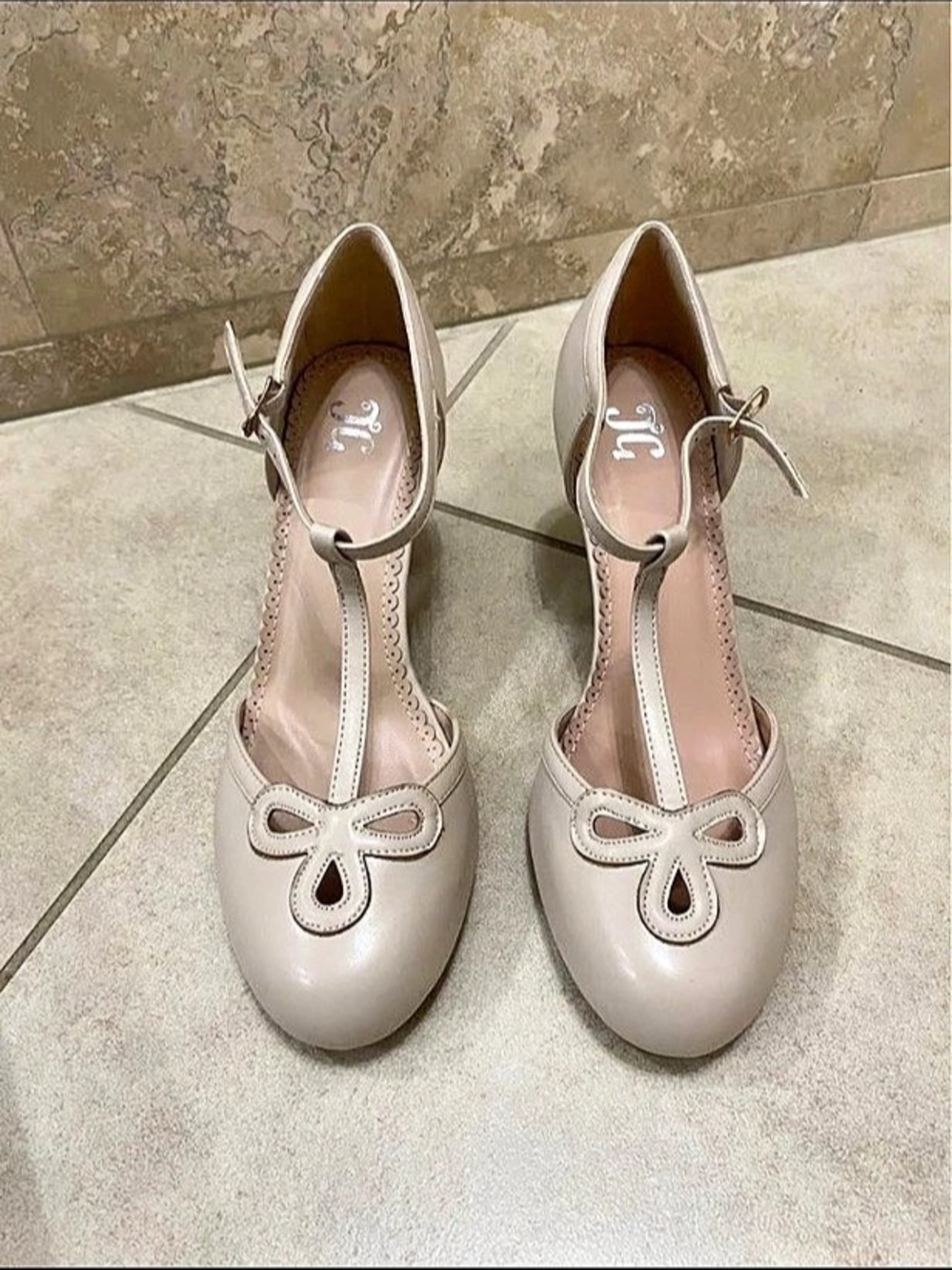 Parley Bow Heels in Pink US 8.5